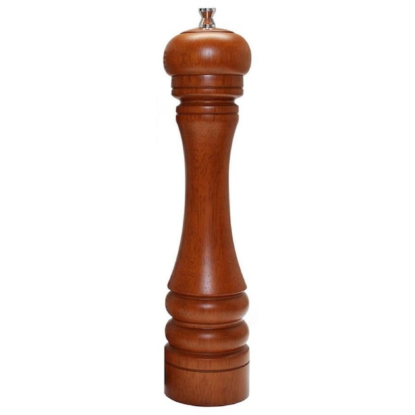 Mulini 25cm Biella Wooden Peppermill with Fully Adjustable Gear