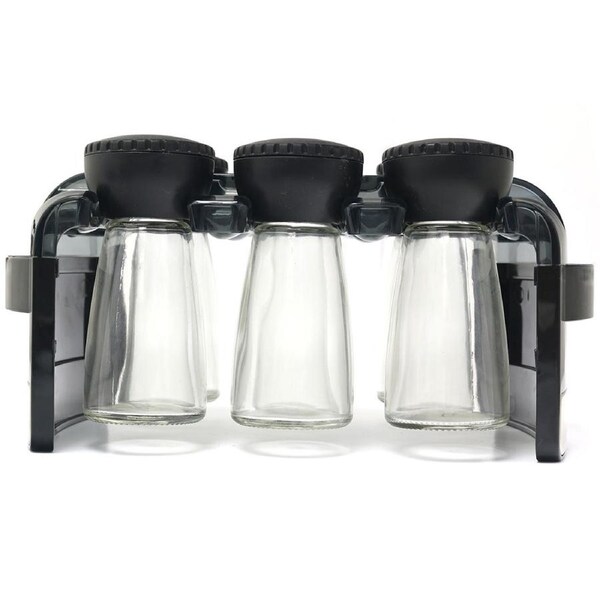 Mulini 6 Jar Spice Rack including 6 Glass Jars [ D4384 ]