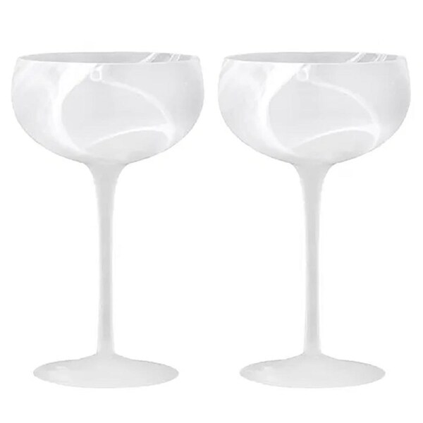 Skylar Cocktail Glass 330mL Frost Set of 2 Tempa 898244