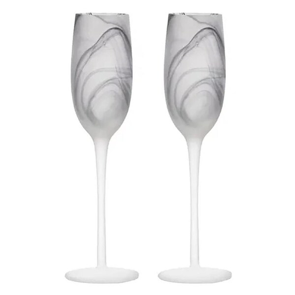 Skylar Champagne Glass 208mL Storm Set of 2 Tempa 898240