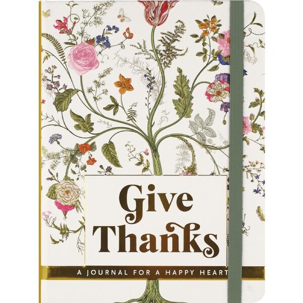 Peter Pauper Press Interactive Journal Give Thanks: A Journal for a Happy Heart 338488