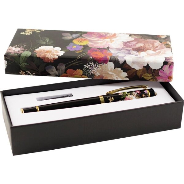 Peter Pauper Press Fountain Pen Midnight Floral 335579