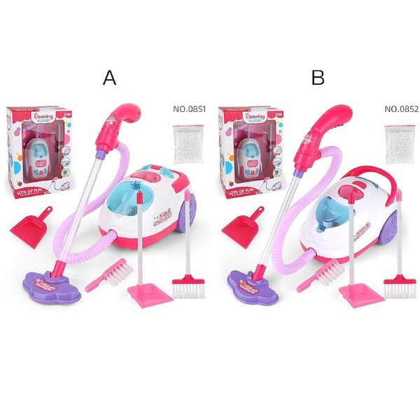 Electric Vacuum Cleaner For Kids Toy With Light Sound Girl Gift Funny Realistic Beauty Fashion Toys Play Home Appliance