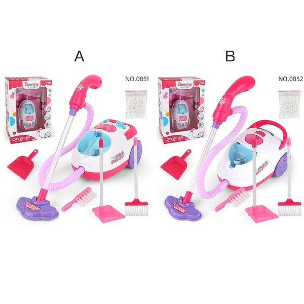 Electric Vacuum Cleaner For Kids Toy With Light Sound Girl Gift Funny Realistic Beauty Fashion Toys Play Home Appliance