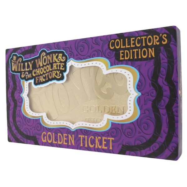 Willy Wonka And The Chocolate Factory Golden Ticket Collectors Edition Replica