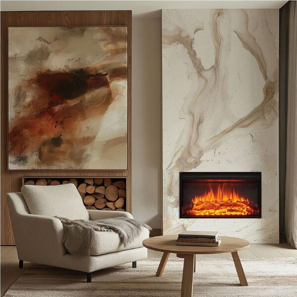 Stella 2000W 30" Electric Fireplace Insert