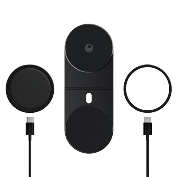 Rolling Square EDGE Pro Full Kit MagSafe Modular Kit 15W Wireless Charger and Edge Pro Light - Black