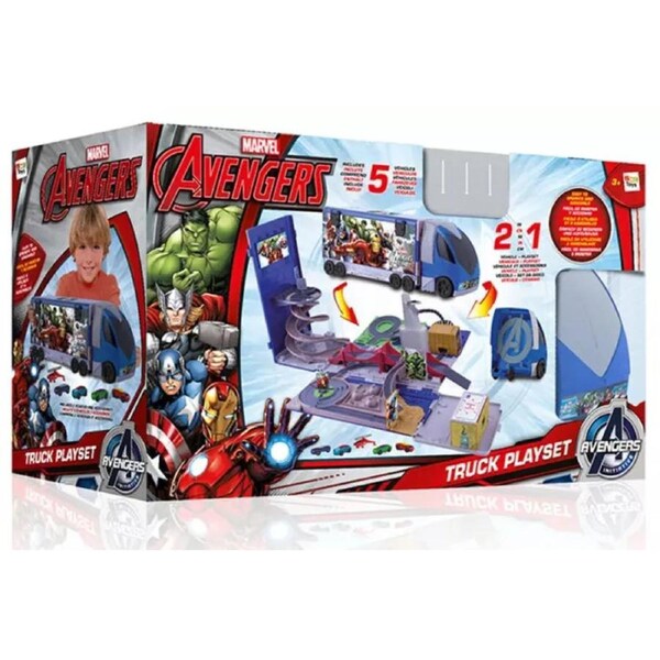 Marvel Avengers 2 In 1 Truck Play Set 3+
