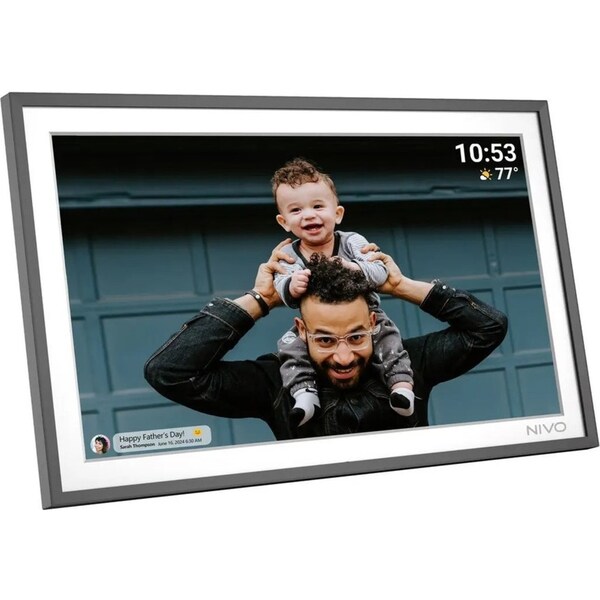 Nivo Frameo 15.6" HD Smart WiFi Digital Photo Video Frame Black