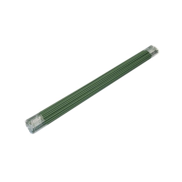 50pcs 1500mm x 11mm Green Garden Stakes PVC Coated Plant Supports Climbers