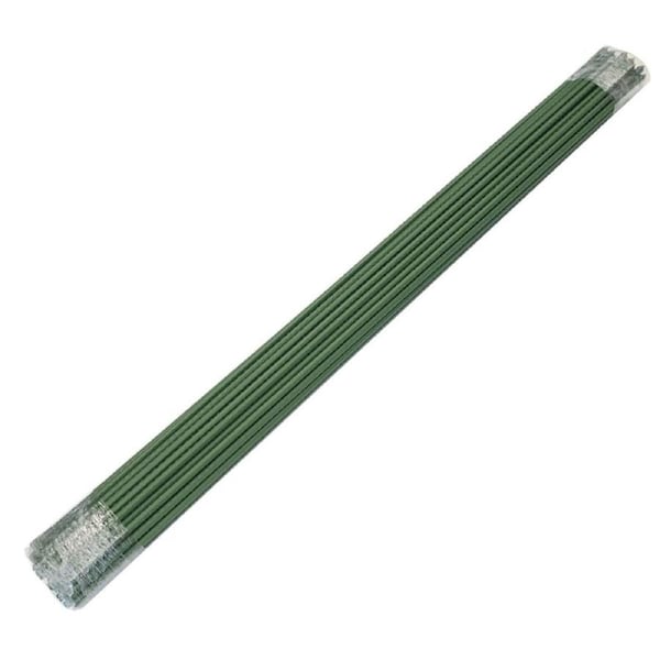 50pcs 2100mm x 16mm Green Garden Stakes PVC Coated Plant Supports Climbers