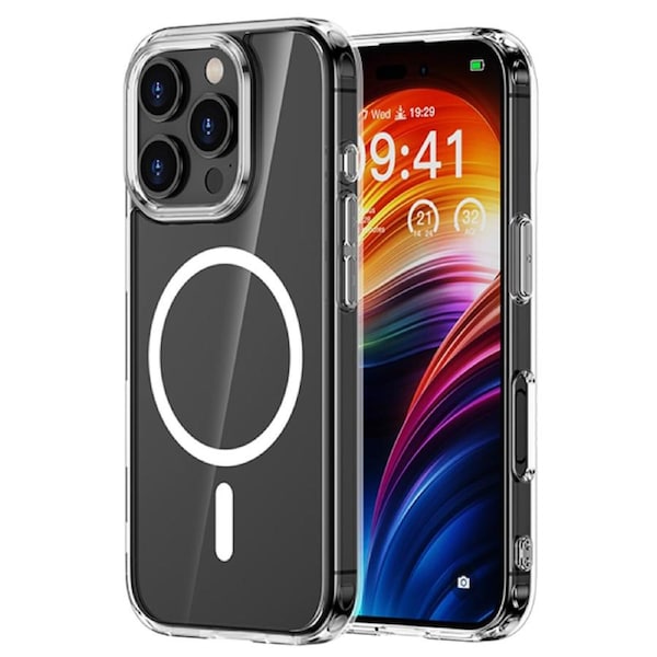 ZUSLAB for Apple iPhone 16 Pro MagSafe Case Slim Hybrid Pro Protective Heavy Duty Shockproof Cover (2024) - Clear