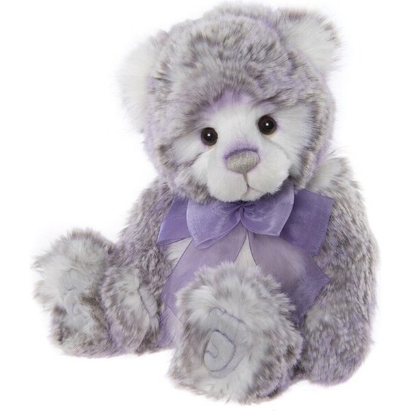 Charlie Bears Meghan Kids/Childrens Fluffy Cuddly Plush Soft Toy Purple 3y+