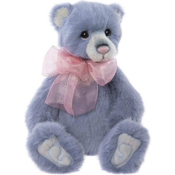 Charlie Bears Whist Kids/Childrens Fluffy Cuddly Plush Soft Toy Purple 3y+
