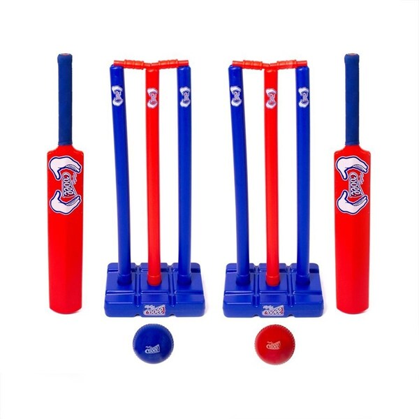 Cooee Beach Cricket Double Kids/Family Outdoor Summer Sport Game Fun Play Toys