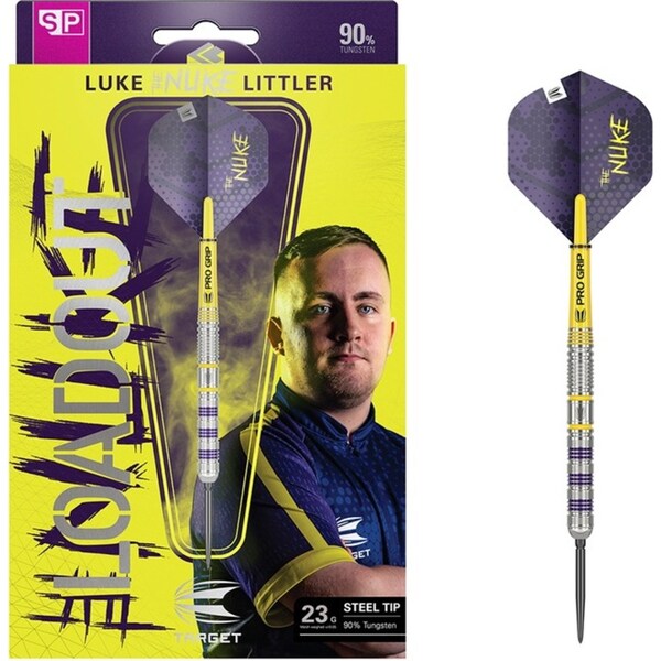 Target Luke Littler Loadout 90% Tungsten Steel Tip Outdoor Family Game Play Dart