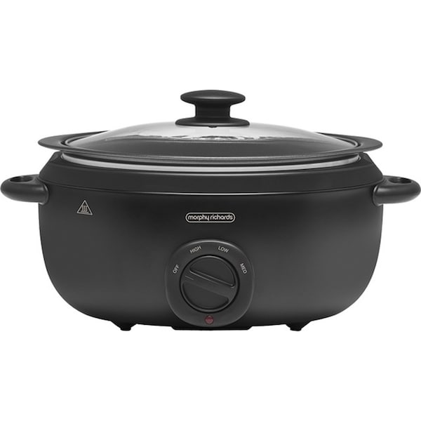Morphy Richards 6.5L Sear & Stew Slow Cooker Home/Kitchen Appliance Matte Black