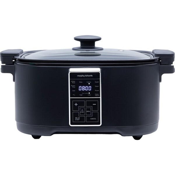Morphy Richards 6.5L Benchtop Digital Slow Cooker Home/Kitchen Matte Black