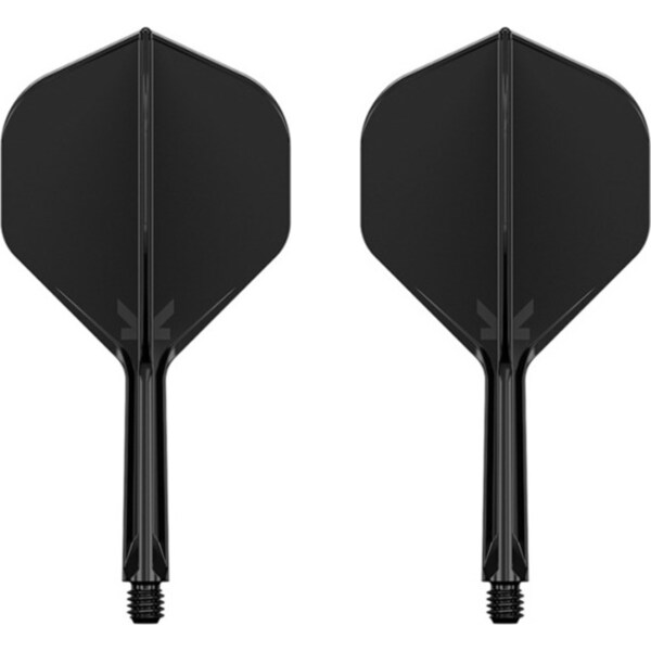 2x Target K-Flex Moulded Lightweight Integrated Flight & Shaft No.2 Game Darts