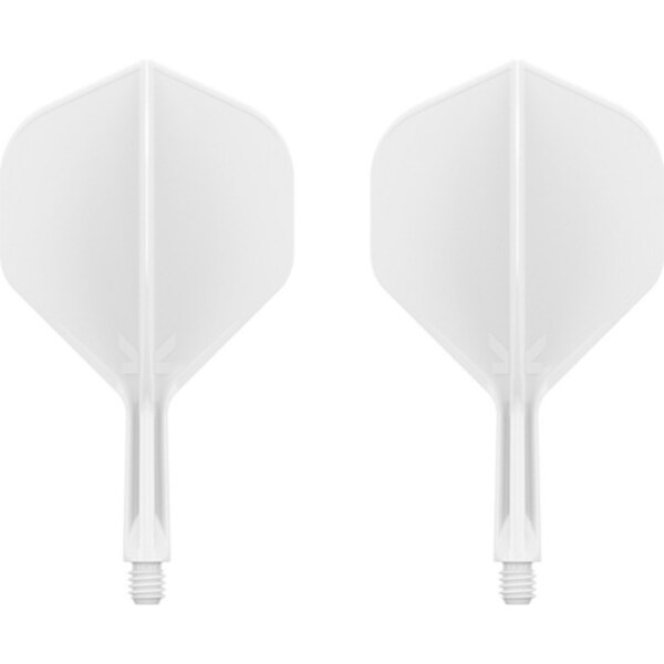 2x Target K-Flex Moulded Lightweight Integrated Flight & Shaft No.2 Game Darts