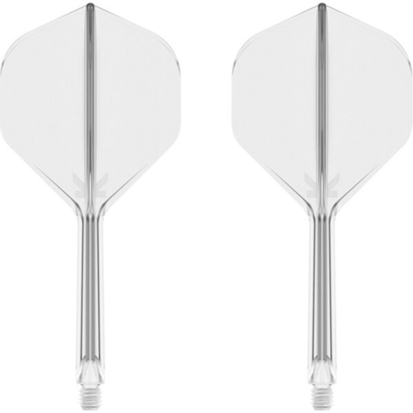 2x Target K-Flex Moulded Lightweight Integrated Flight & Shaft No.2 Game Darts