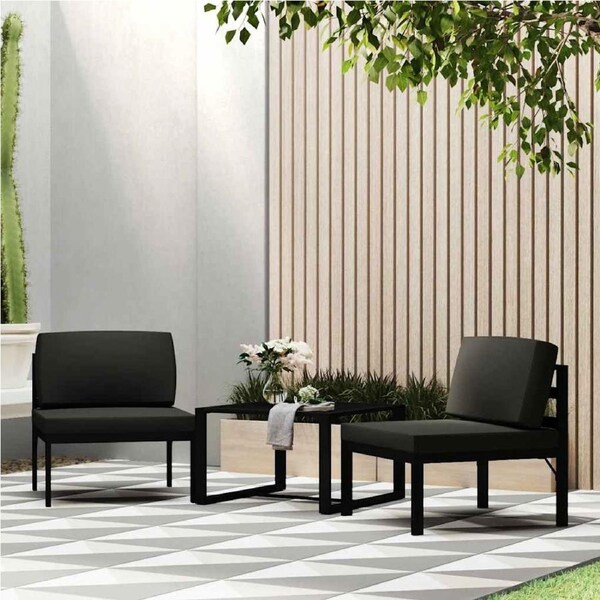 Coffee Table Aluminium Anthracite vidaXL
