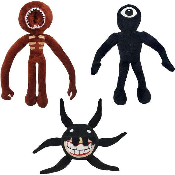 Doors Horror Game Plush - 3 PCS, Seek, Screech, Birthday/Christmas Gift