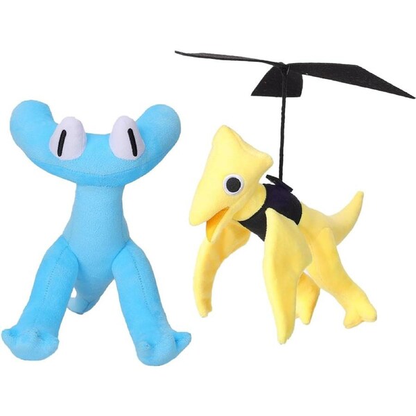 Rainbow Friends Chapter 2 Plushies - Cyan, Yellow