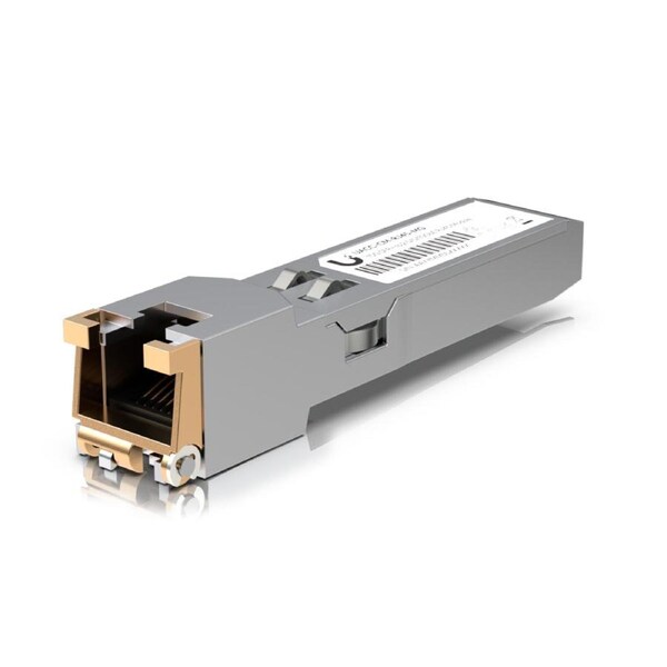 Ubiquiti SFP+ to RJ45 Transceiver Module, 1/2.5/5/10GBase-T Copper SFP+