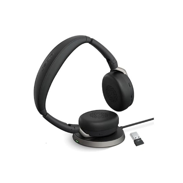 Jabra Evolve2 65 Flex MS Stereo Bluetooth Headset Link380a USB-A Dongle