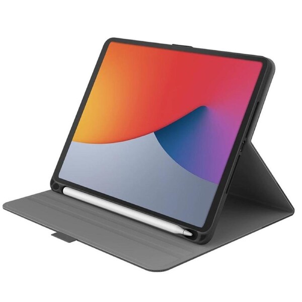 Cygnett TekView Apple iPad Mini (8.3') (6th Gen) Case, - Grey/Black(CY3937TEKVI),Apple Pencil Holder,360 Protection,Multiple Viewing Angles