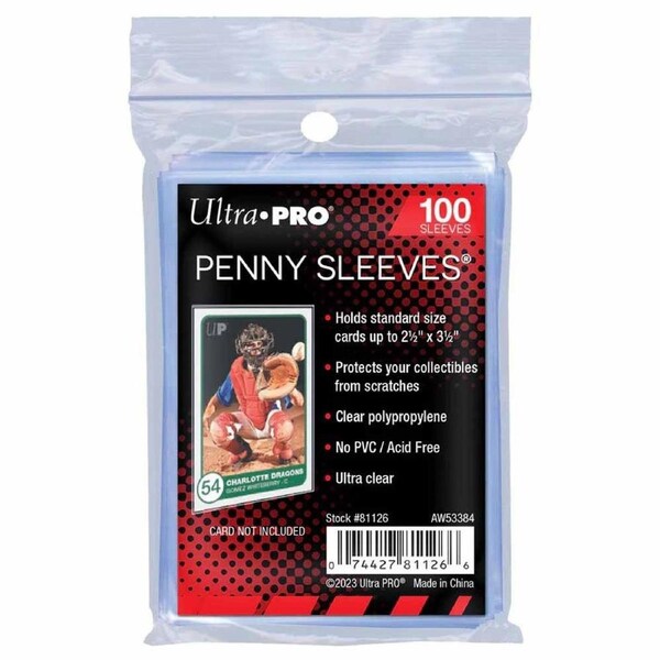 Ultra PRO Trading Card Clear Soft Sleeves 100-Pack - Standard Card Size