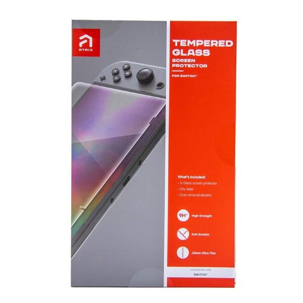 Atrix Nintendo Switch Tempered Glass Screen Protector