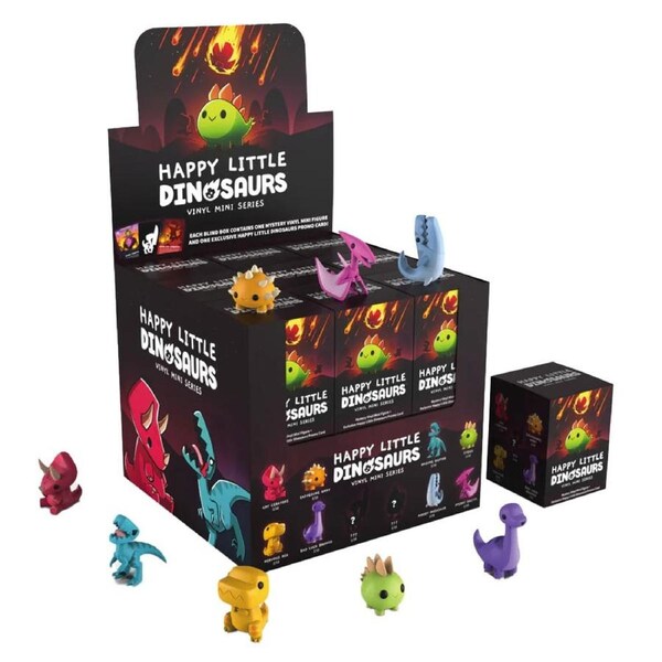 Happy Little Dinosaurs - Mini Vinyl Figure Series Blind Box (Single Box)