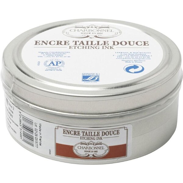 Charbonnel 200ml Etching Ink Tin DIY Art Print Painting Series 2 Warm Sepia