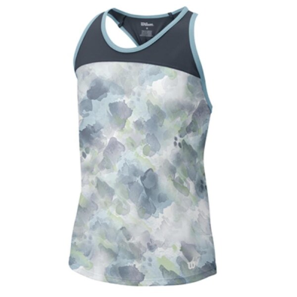 WILSON Girls Summer Flora Knot Tank Top Tennis Sports Childrens Kids X-Small
