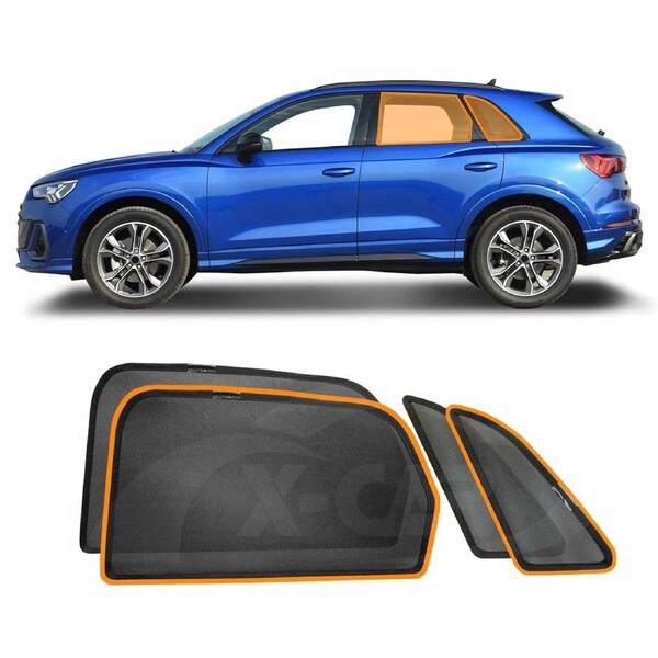 Rear Port Window Sun Shade for Audi Q3 RS Q3 2019-2025 Car Sun Blind Mesh