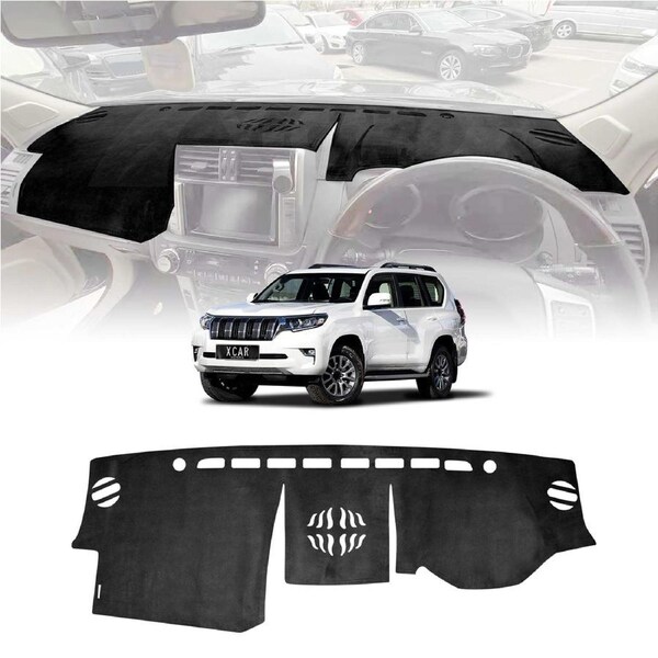 Dash Mat for Toyota Prado 150 Series 2009-2024 Non-Slip Microfiber Pad Cover Interior Accessories