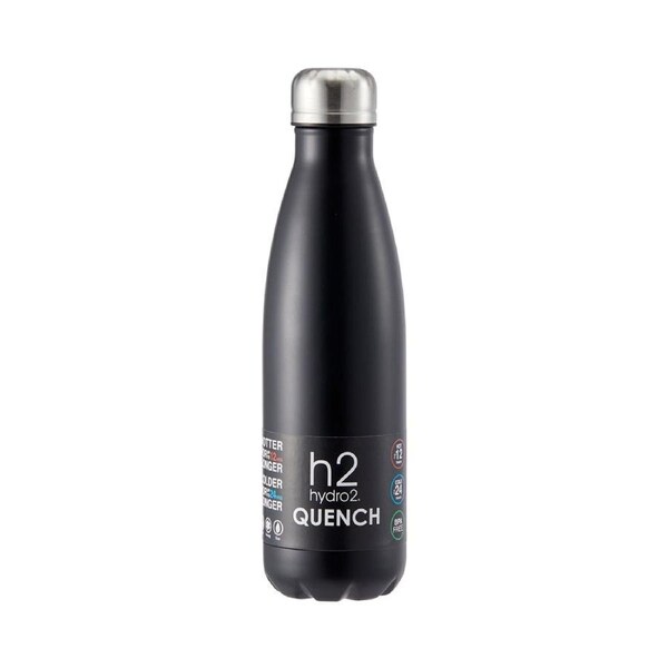 h2 hydro2 h2 Quench Bottle 500ml - Black Water