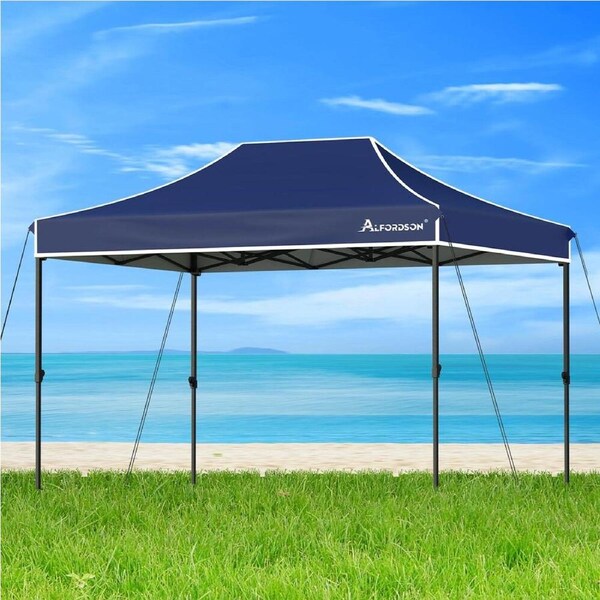 ALFORDSON Gazebo 3x4.5m Pop Up Marquee Canopy Navy