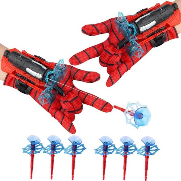 Spider-Man Web Launcher Gloves with Darts Custom Kids Toy Gift