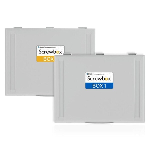 Screwbox Set Compatible for iPhone 5S to XS Max (2 Boxes)