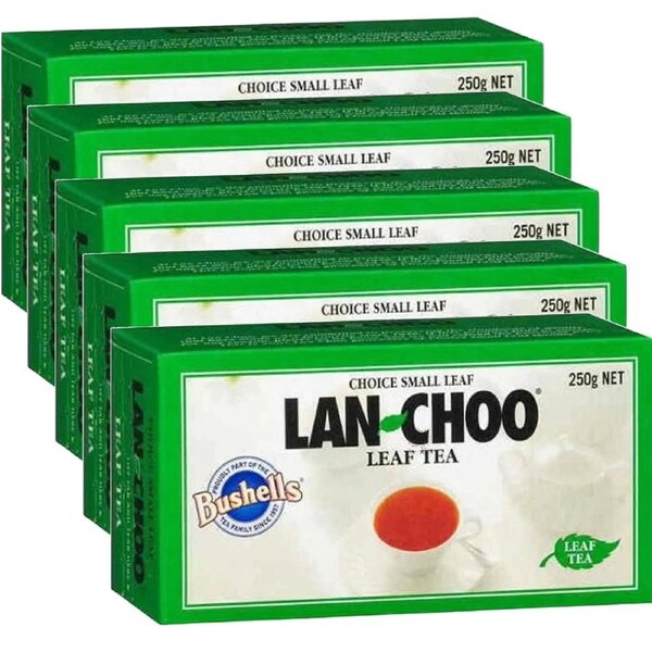 Lan Choo Loose Leaf Black Tea Bushells 250g 5 Pack Bulk Smooth Mild
