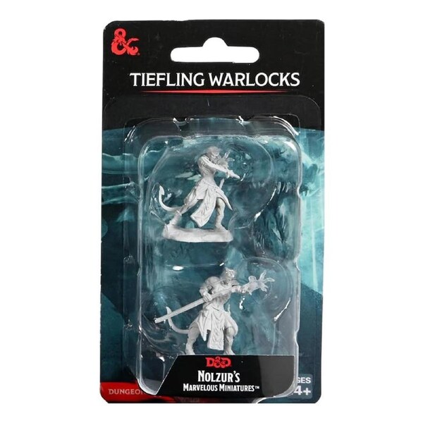 D&D Nolzur's Marvelous Miniatures: Tiefling Warlocks
