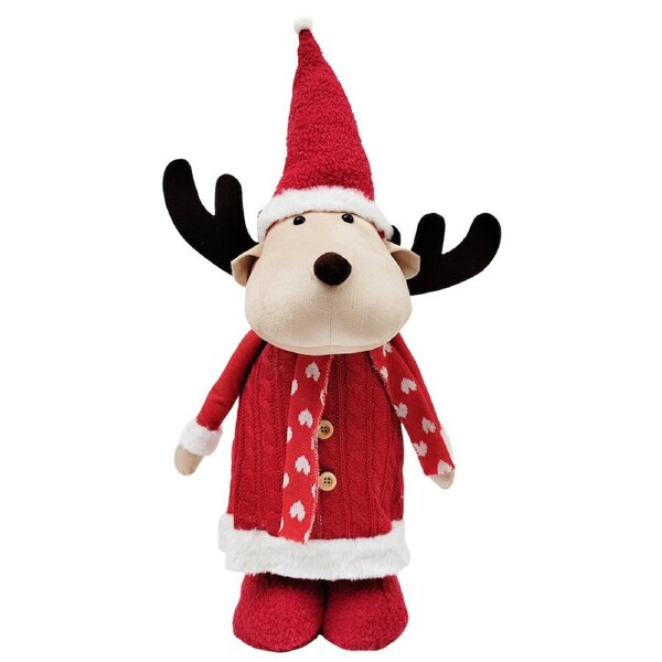 Urban Tall Reindeer Standing Decoration Red 10 Decorative Seasonal Decor