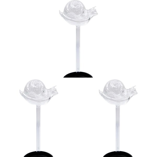 3x Urban Snail Plant Water Seeper Clear 24cm Durable Watering Can Garden Decor