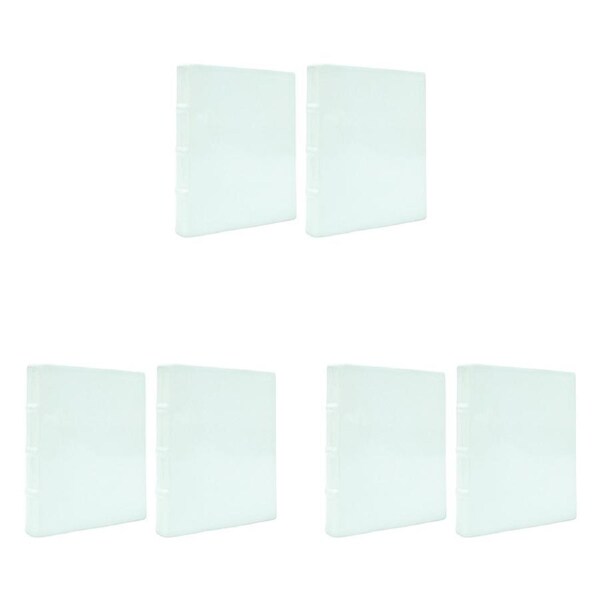 3x Urban Book Flower Vase White 21cm Decorative Home Kitchen/Lounge Decor