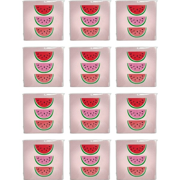 24x 20pc Urban Watermelon Napkins Red Pink 33x33cm Kitchen Decor Tableware