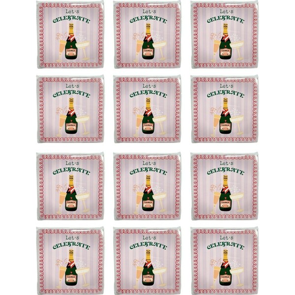 24x 20pc Urban Celebration Napkins Mauve 33cm Kitchen Decor Tableware/Serveware