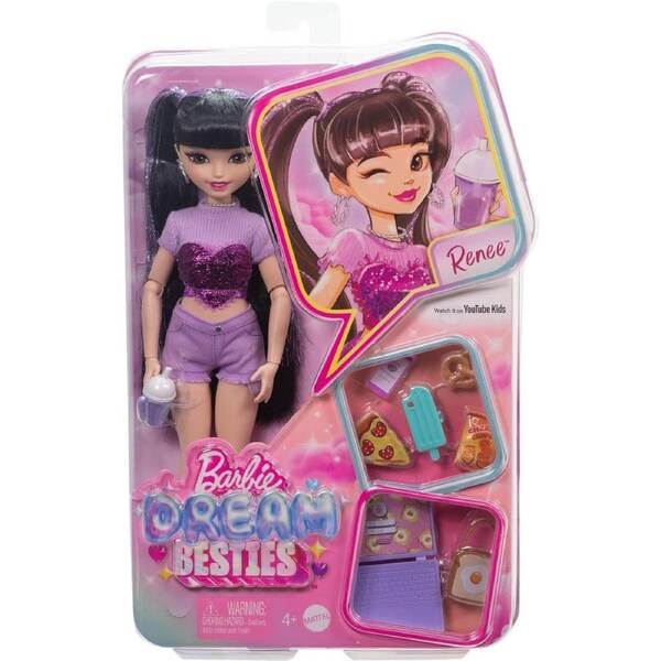 Barbie Dream Besties Doll And Accessories - Renee